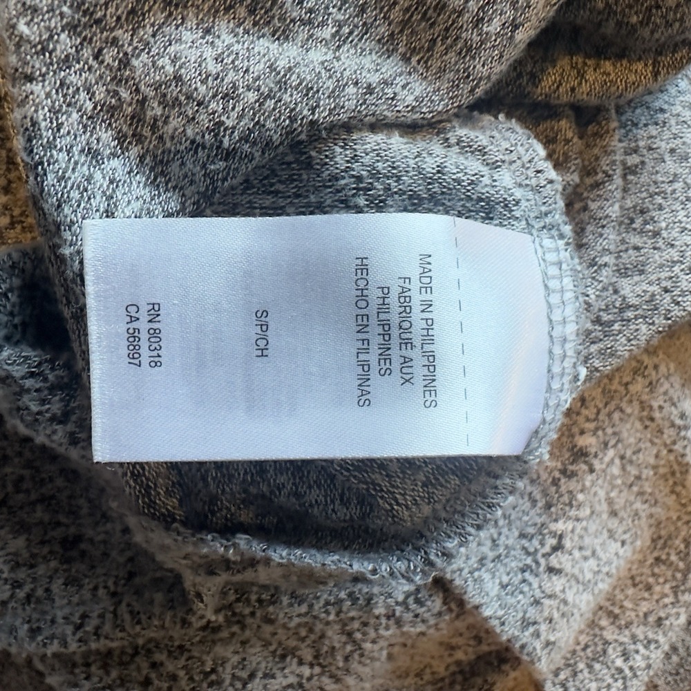 Lucky Brand Women's Small Knit Crewneck Sweater Gray Cozy Minimalist Classic - Picture 4 of 7